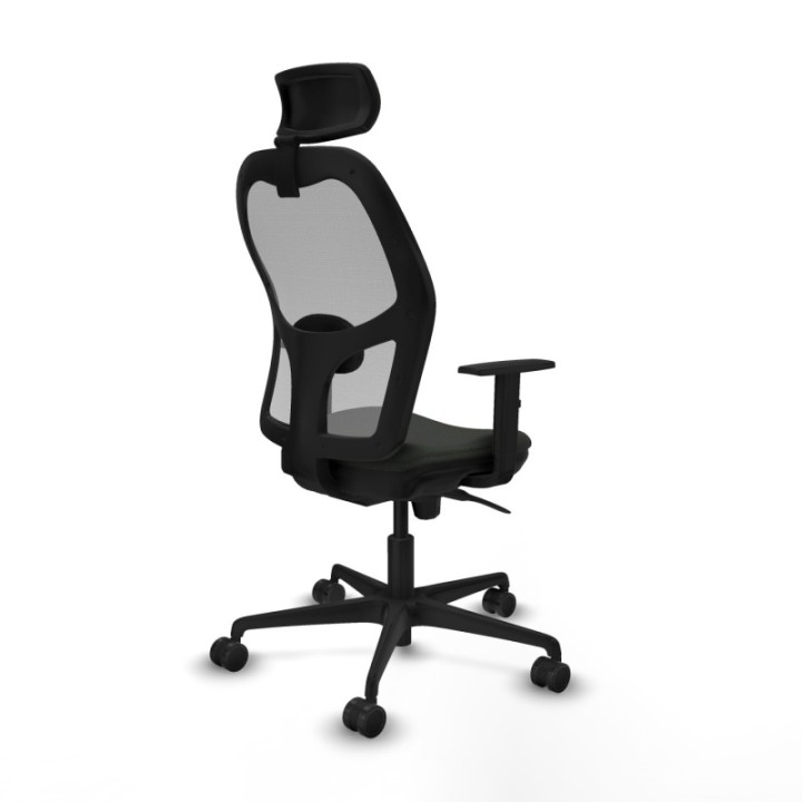 Jorquera sincro malla gris bali negro brazos 1D base nailon cabecero 2D ruedas 65mm nailon