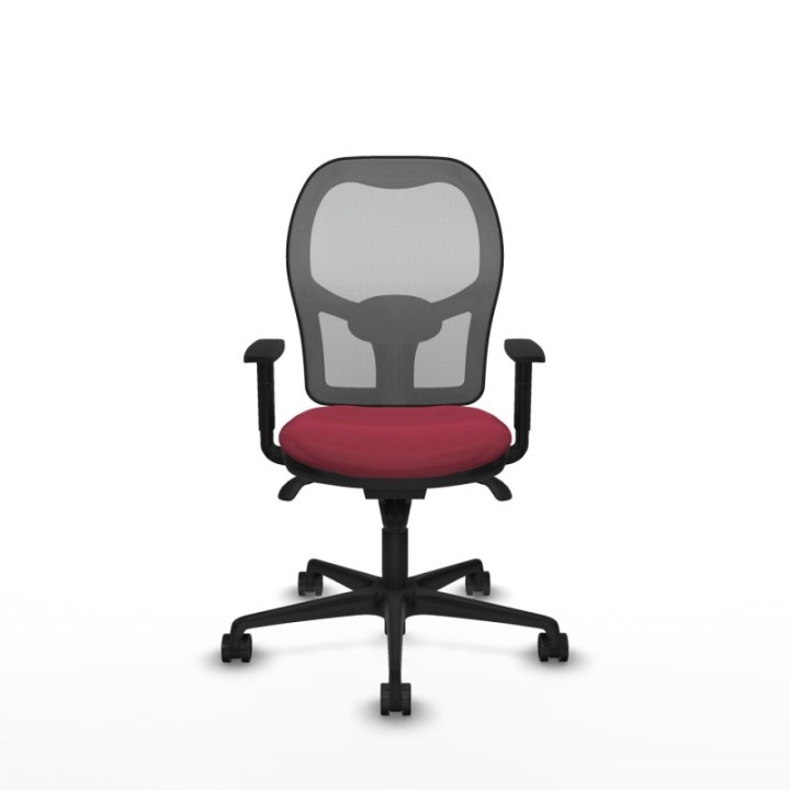 Jorquera sincro malla gris bali granate brazos 1D base nailon  ruedas 65mm nailon