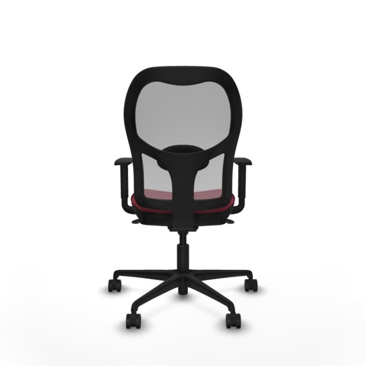 Jorquera sincro malla gris bali granate brazos 1D base nailon  ruedas 65mm nailon