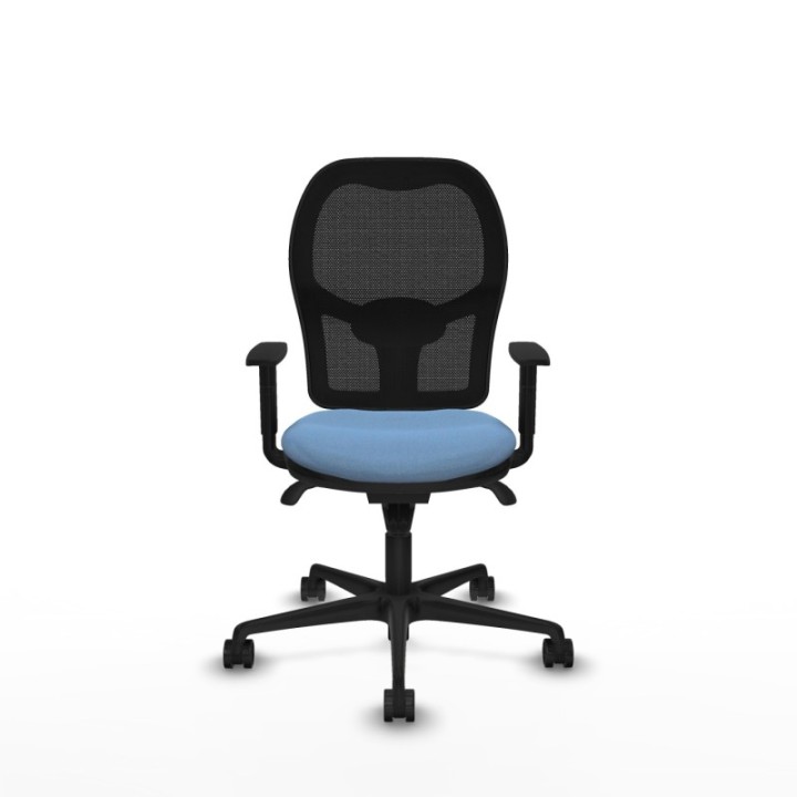 Jorquera sincro malla negra bali azul cielo brazos 1D base nailon  ruedas 65mm nailon