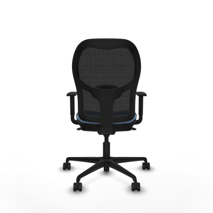 Jorquera sincro malla negra bali azul cielo brazos 1D base nailon  ruedas 65mm nailon