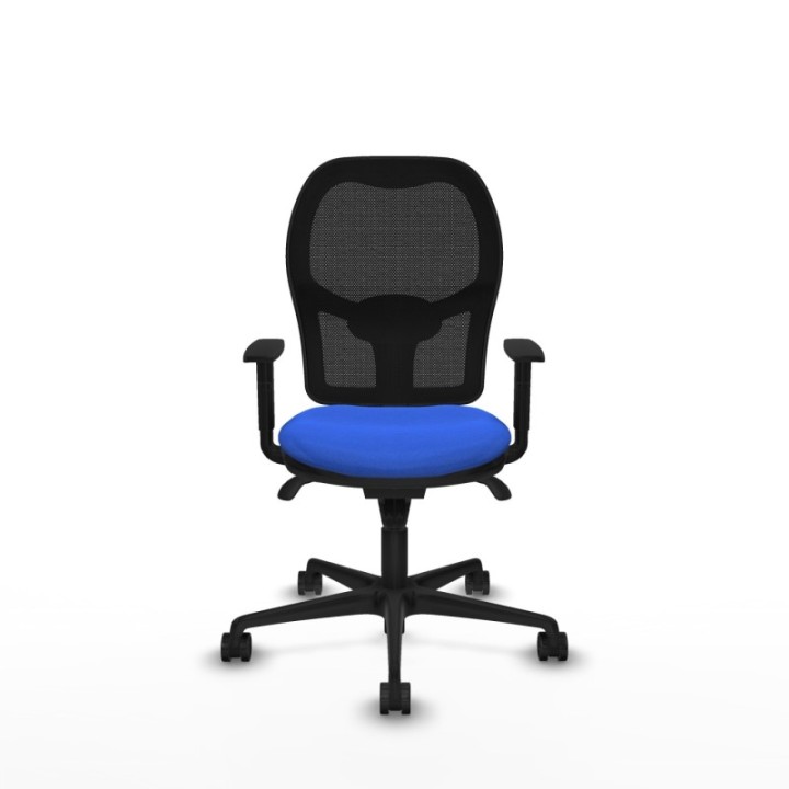 Jorquera sincro malla negra bali azul brazos 1D base nailon  ruedas 65mm nailon