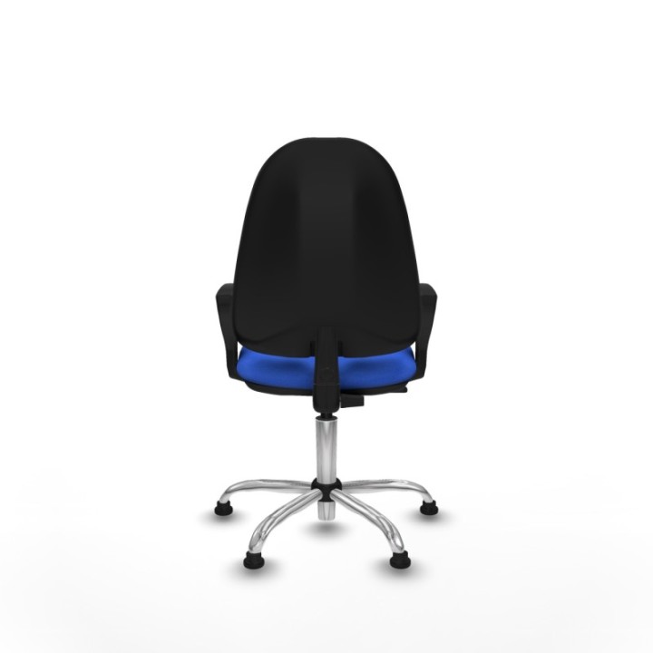 Algarra CP bali azul brazos fijos base cromada topes