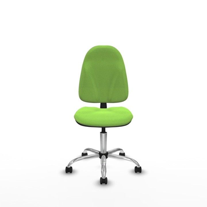 Algarra CP bali pistacho  base cromada ruedas autofrenantes 50mm