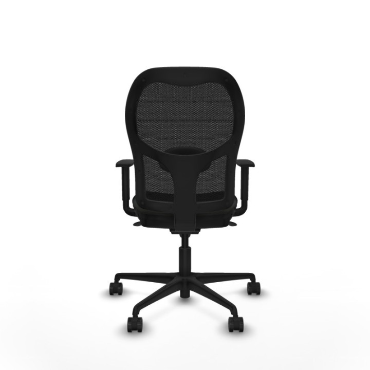 Jorquera sincro malla negra bali negro brazos 1D base nailon  ruedas 65mm nailon