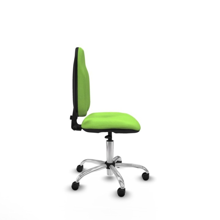 Algarra CP bali pistacho  base cromada ruedas autofrenantes 50mm