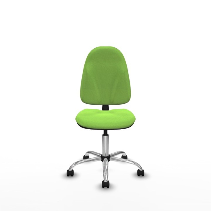 Algarra CP bali pistacho  base cromada ruedas nailon 50mm