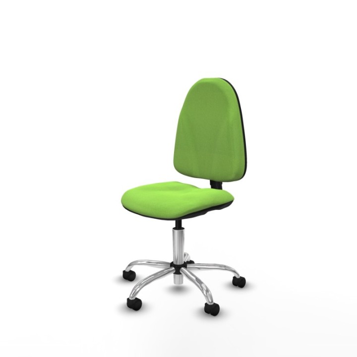 Algarra CP bali pistacho  base cromada ruedas nailon 50mm