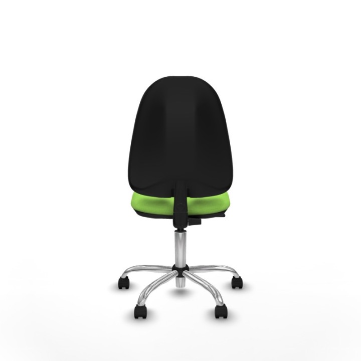 Algarra CP bali pistacho  base cromada ruedas nailon 50mm