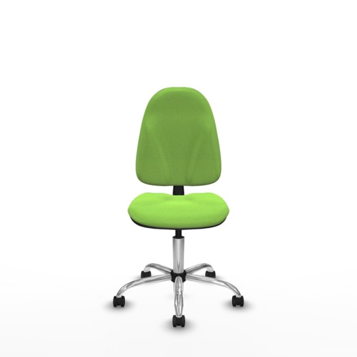 Algarra CP bali pistacho  base cromada ruedas engomadas 50mm