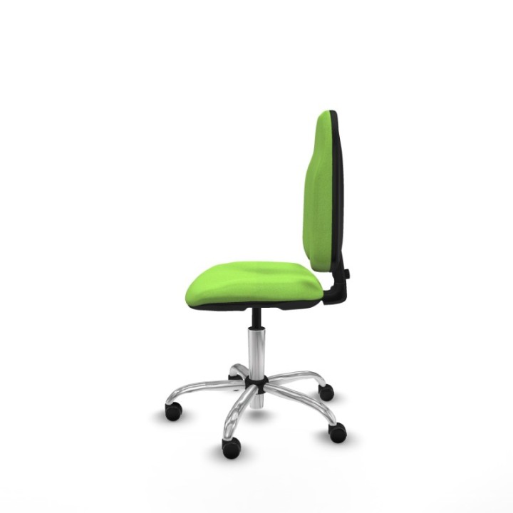 Algarra CP bali pistacho  base cromada ruedas engomadas 50mm