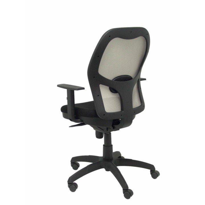 Silla Jorquera malla gris asiento bali negro