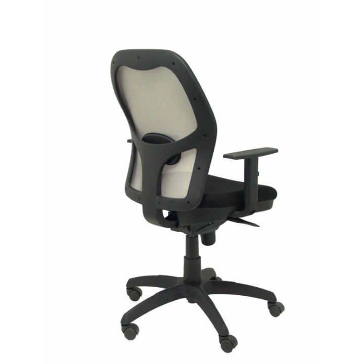 Silla Jorquera malla gris asiento bali negro
