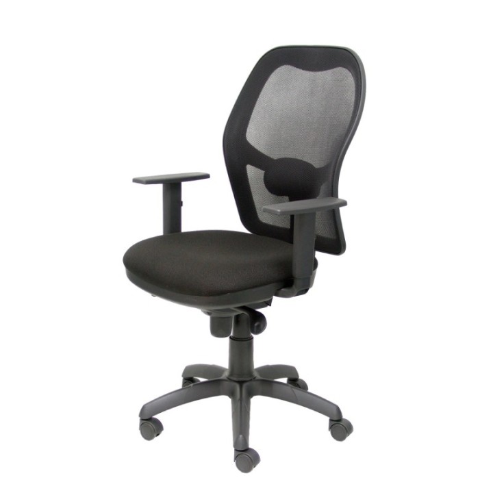 Silla Jorquera malla negra asiento bali negro