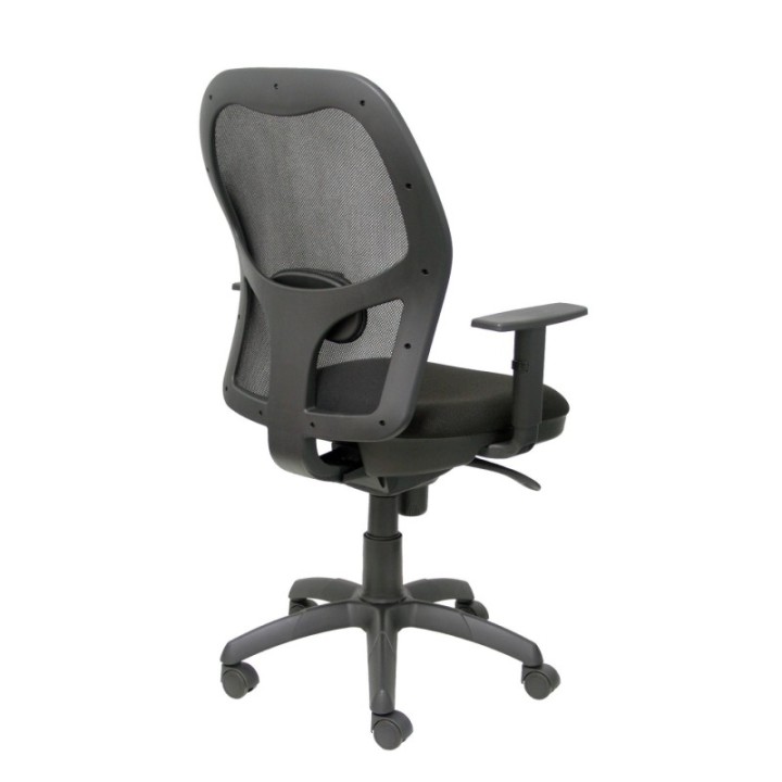 Silla Jorquera malla negra asiento bali negro
