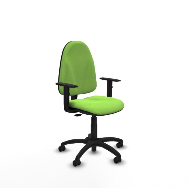 Algarra CP bali pistacho brazos 1D base poliamida ruedas engomadas 50mm