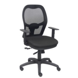 Silla Jorquera malla negra asiento bali negro con traslack