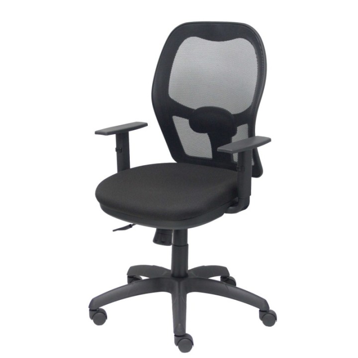 Silla Jorquera malla negra asiento bali negro con traslack