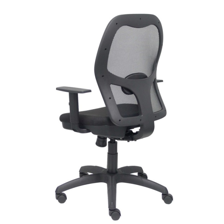 Silla Jorquera malla negra asiento bali negro con traslack