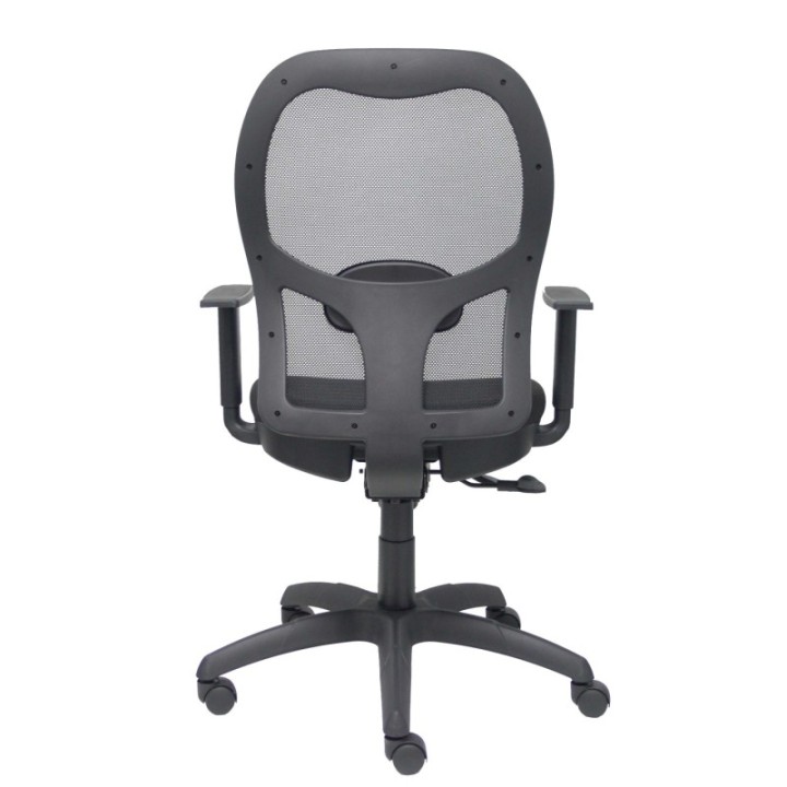 Silla Jorquera malla negra asiento bali negro con traslack