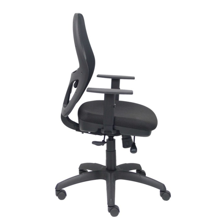 Silla Jorquera malla negra asiento bali negro con traslack