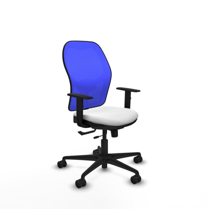 Jorquera traslack malla azul bali blanco brazos 1D base nailon  ruedas 65mm nailon