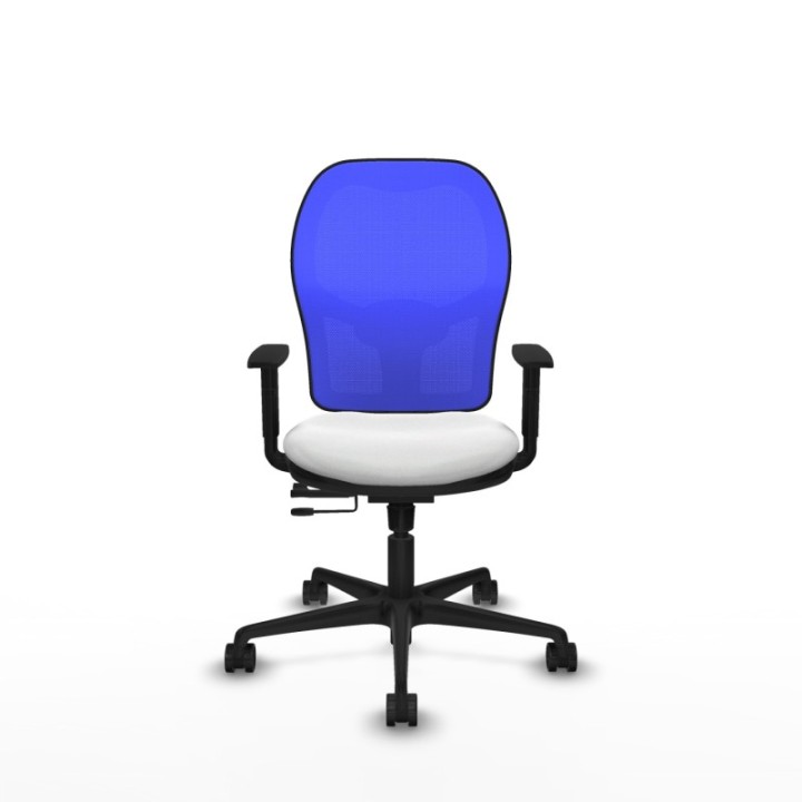 Jorquera traslack malla azul bali blanco brazos 1D base nailon  ruedas 65mm nailon