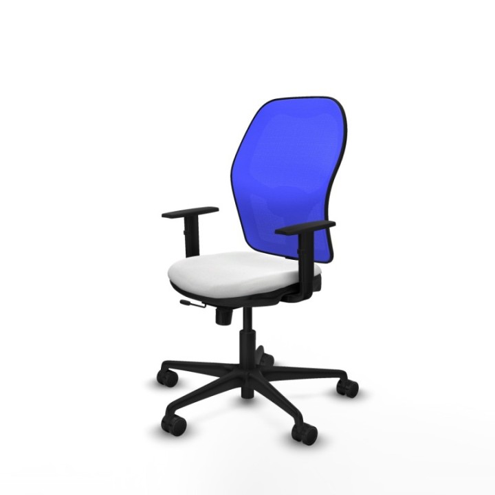 Jorquera traslack malla azul bali blanco brazos 1D base nailon  ruedas 65mm nailon