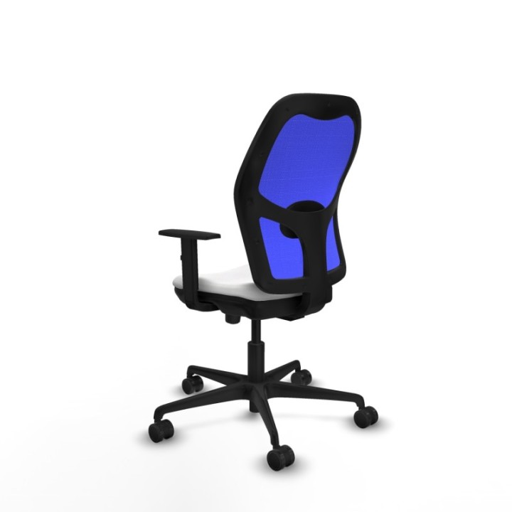 Jorquera traslack malla azul bali blanco brazos 1D base nailon  ruedas 65mm nailon