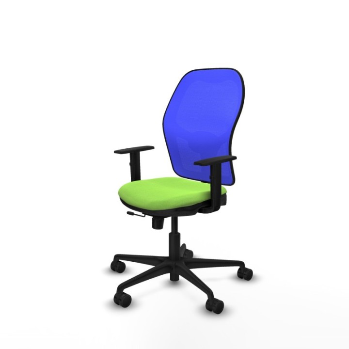 Jorquera traslack malla azul bali pistacho brazos 1D base nailon  ruedas 65mm nailon