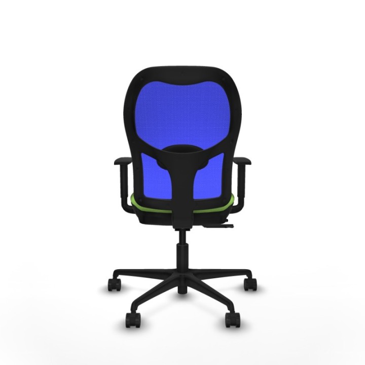 Jorquera traslack malla azul bali pistacho brazos 1D base nailon  ruedas 65mm nailon