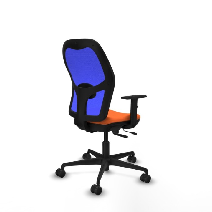 Jorquera traslack malla azul bali naranja brazos 1D base nailon  ruedas 65mm nailon