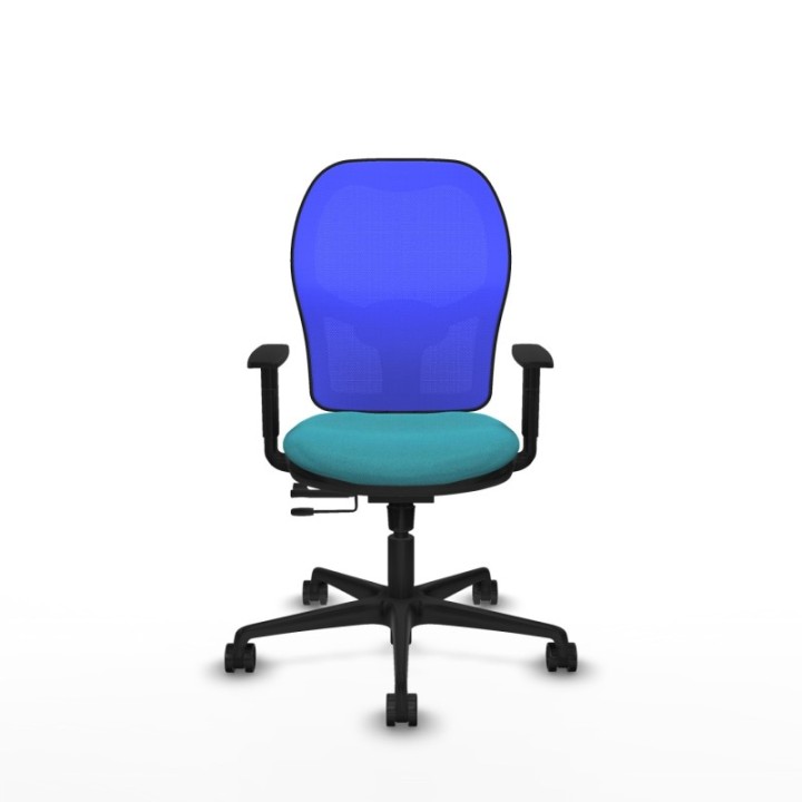 Jorquera traslack malla azul bali turquesa brazos 1D base nailon  ruedas 65mm nailon