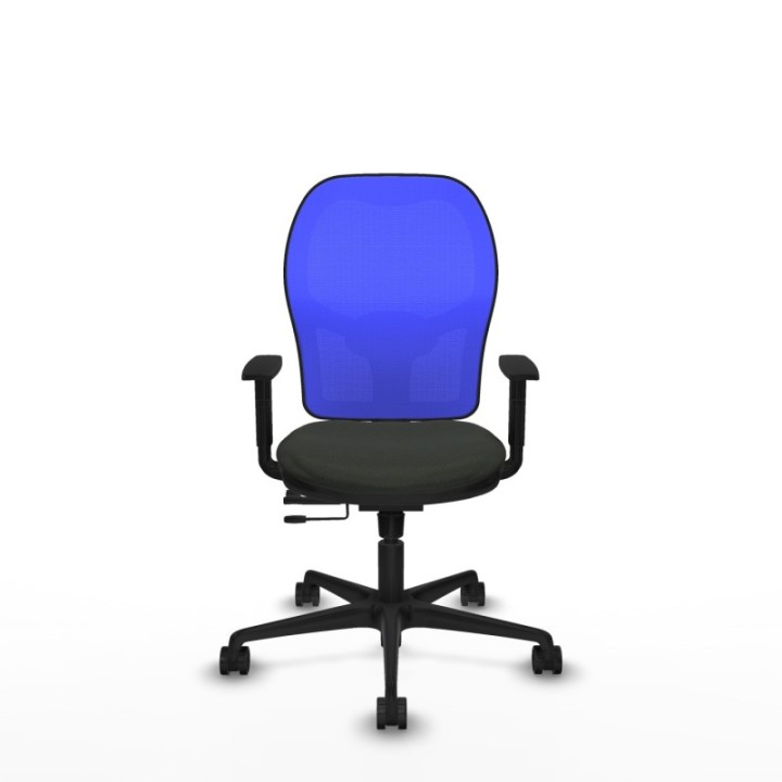 Jorquera traslack malla azul bali negro brazos 1D base nailon  ruedas 65mm nailon