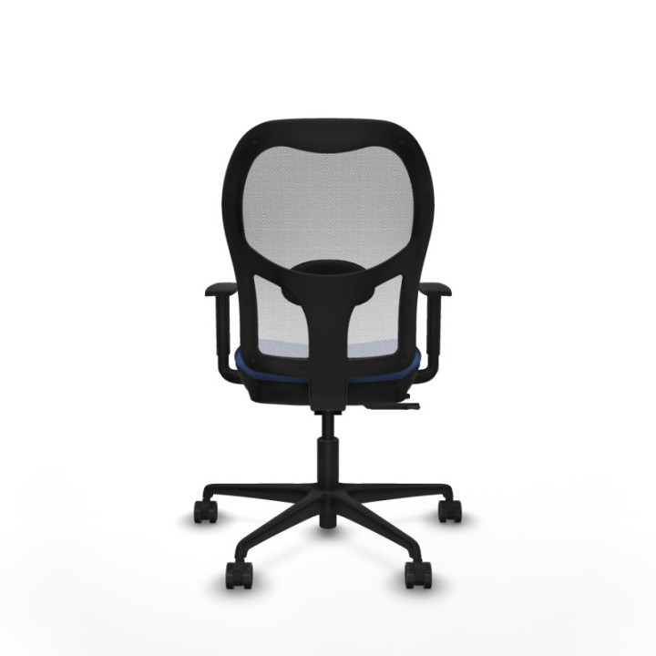 Jorquera traslack malla blanca bali azul marino brazos 1D base nailon  ruedas 65mm nailon