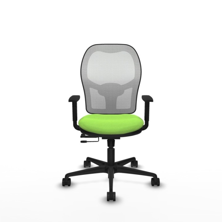 Jorquera traslack malla blanca bali pistacho brazos 1D base nailon  ruedas 65mm nailon