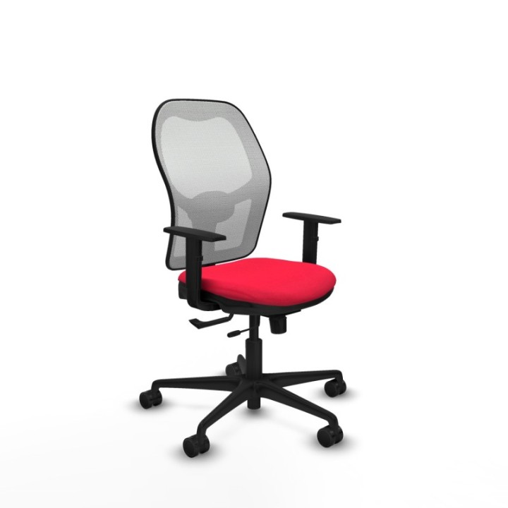 Jorquera traslack malla blanca bali rojo brazos 1D base nailon  ruedas 65mm nailon