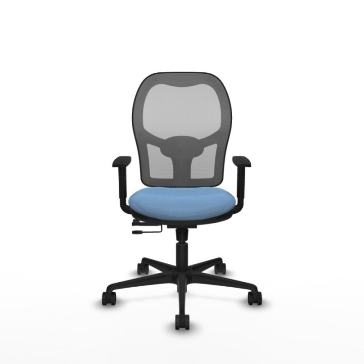 Jorquera traslack malla gris bali azul cielo brazos 1D base nailon  ruedas 65mm nailon