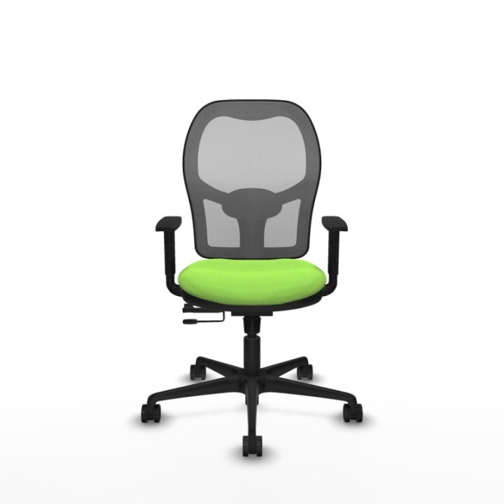 Jorquera traslack malla gris bali pistacho brazos 1D base nailon  ruedas 65mm nailon