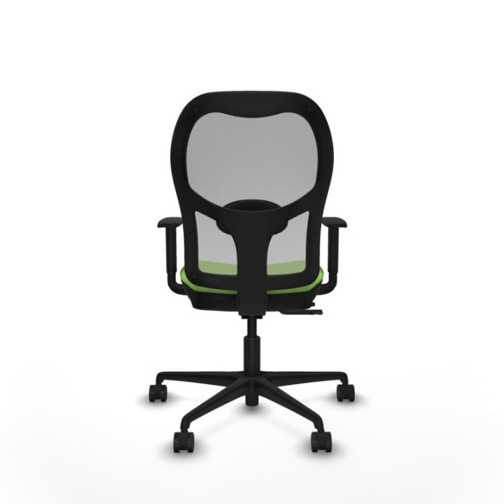 Jorquera traslack malla gris bali pistacho brazos 1D base nailon  ruedas 65mm nailon