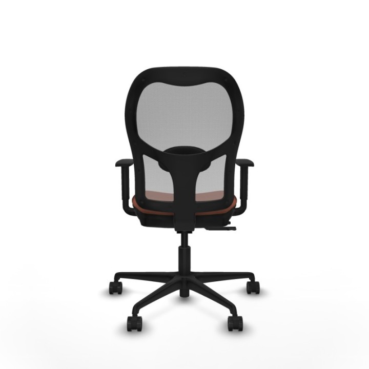 Jorquera traslack malla gris bali marrón brazos 1D base nailon  ruedas 65mm nailon