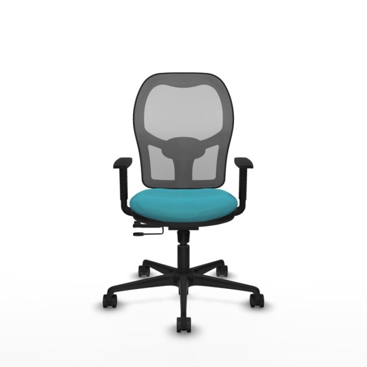 Jorquera traslack malla gris bali turquesa brazos 1D base nailon  ruedas 65mm nailon