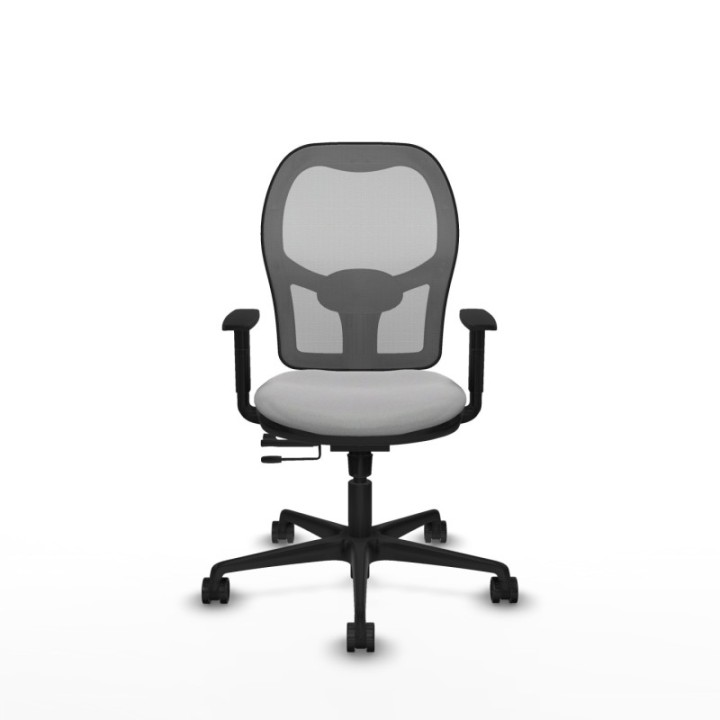 Jorquera traslack malla gris bali gris claro brazos 1D base nailon  ruedas 65mm nailon