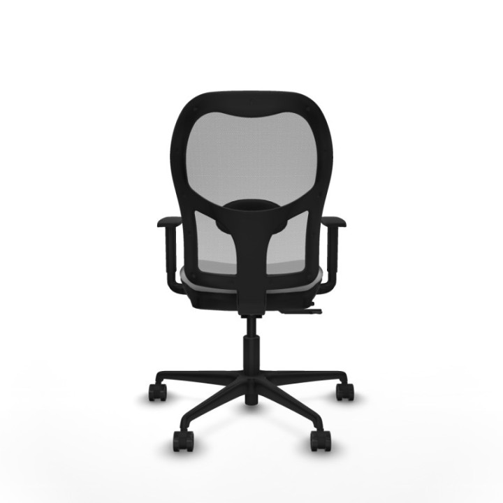 Jorquera traslack malla gris bali gris claro brazos 1D base nailon  ruedas 65mm nailon