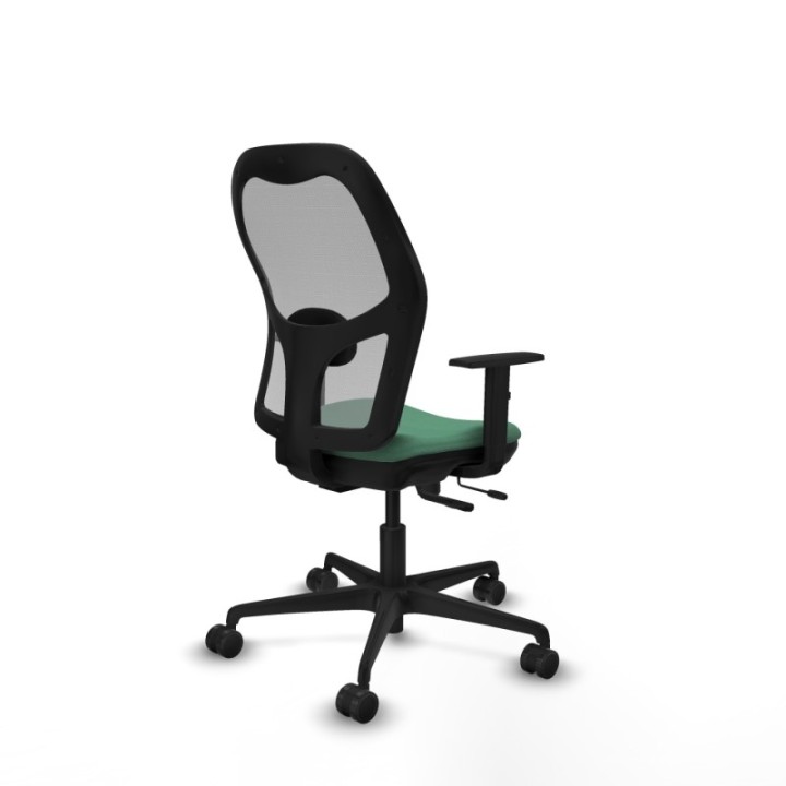 Jorquera traslack malla gris bali verde esmeralda brazos 1D base nailon  ruedas 65mm nailon