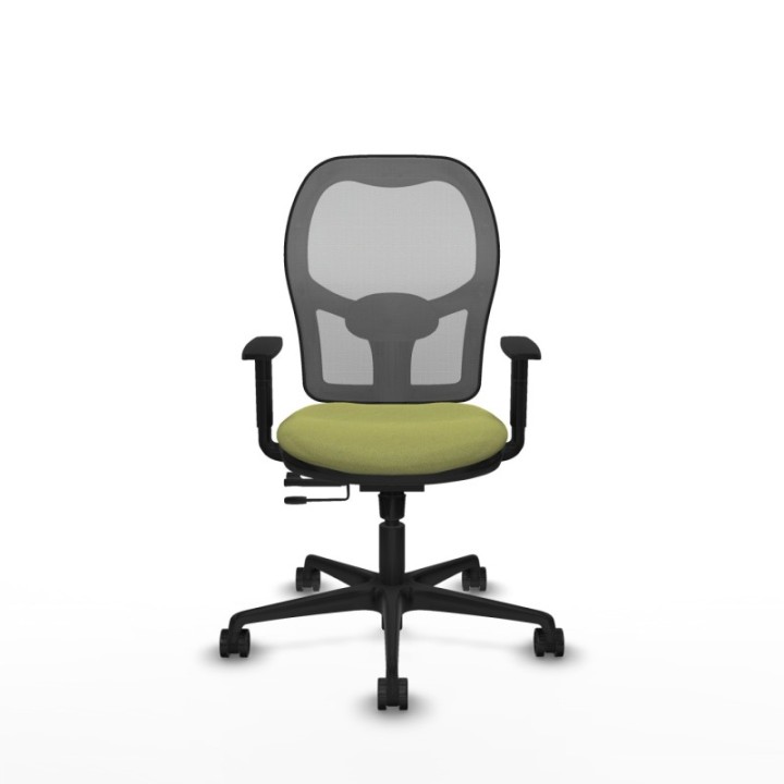 Jorquera traslack malla gris bali verde oliva brazos 1D base nailon  ruedas 65mm nailon