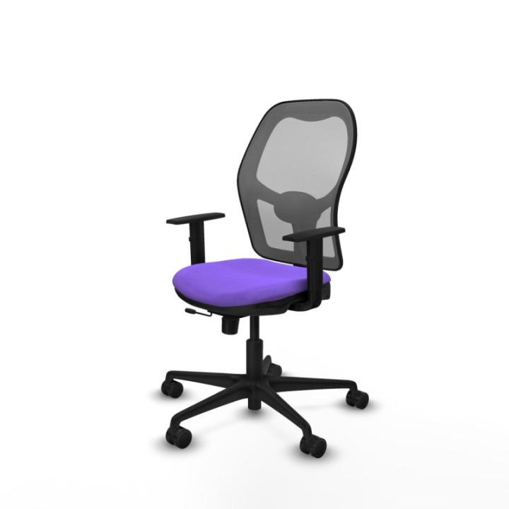 Jorquera traslack malla gris bali lila brazos 1D base nailon  ruedas 65mm nailon