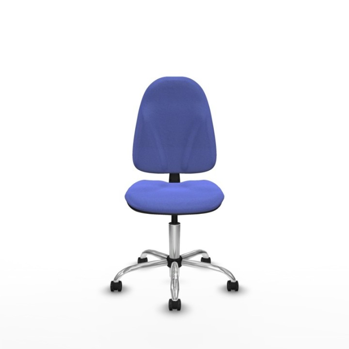 Algarra CP bali azul claro  base cromada ruedas autofrenantes 50mm