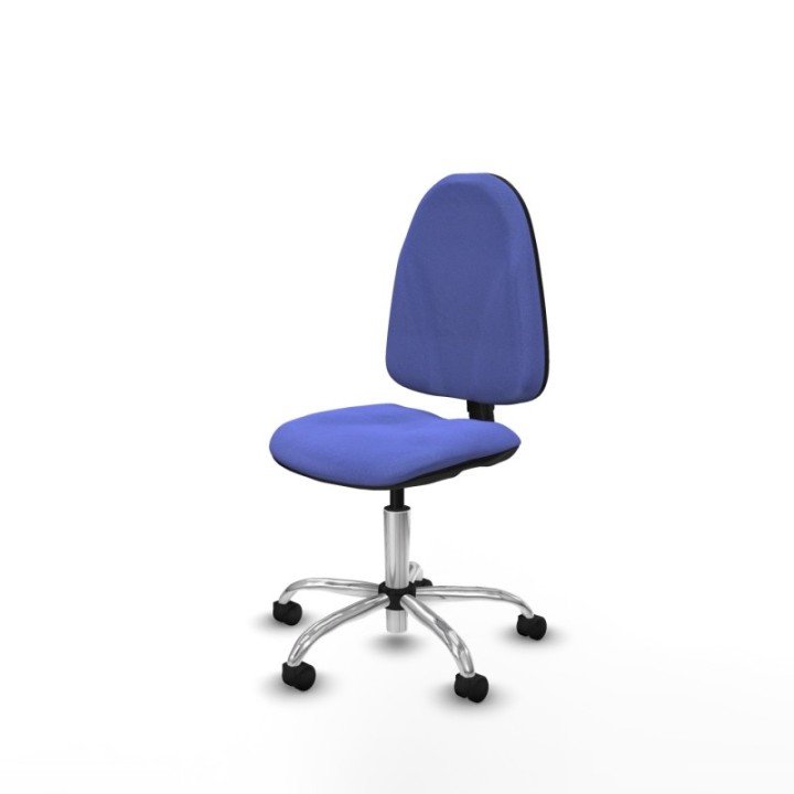 Algarra CP bali azul claro  base cromada ruedas nailon 50mm