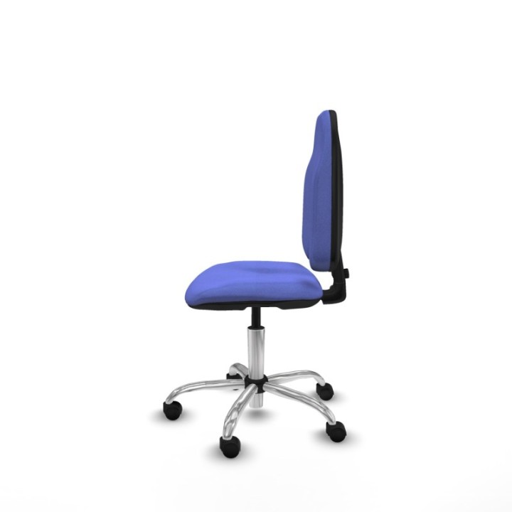 Algarra CP bali azul claro  base cromada ruedas nailon 50mm